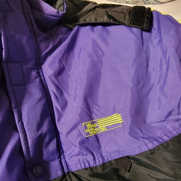 Vintage 90s St. Moritz ski jacket colorblock color block - Picture 4 of 7